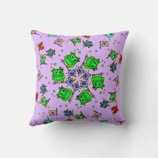 monster cartoon cutees クッション (裏面)