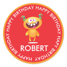 Monster Cartoon Funny Monster Art Laptops Bottles