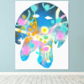 Monster Colours キャンバスプリント (インサイチュ (ウッドフロア))