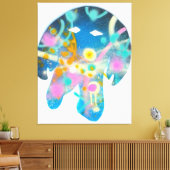 Monster Colours キャンバスプリント (インサイチュ (リビング))