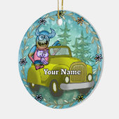 Monster Driving Car セラミックオーナメント (左)