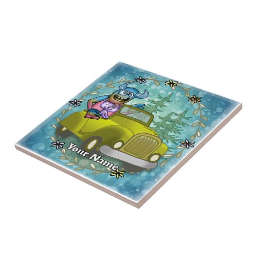 Monster Driving Car タイル (側面)