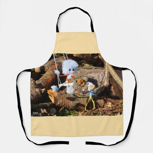 Monster Fubby op schommel. エプロン (正面)