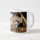 Monster Fubby op schommel. ジャンボコーヒーマグカップ (正面右)