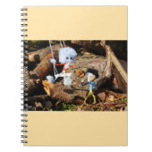 Monster Fubby op schommel. ノートブック (正面)