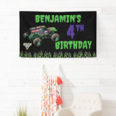 Monster Jam Grave Digger Birthday 横断幕 (インサイチュ)