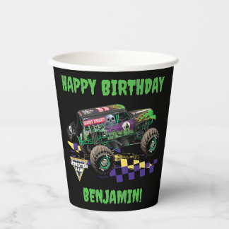 Monster Jam Grave Digger Birthday 紙コップ
