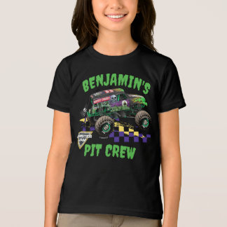Monster Jam Grave Digger Birthday Pit Crew トライブレンドＴシャツ