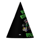 Monster Jam Grave Digger Happy Birthday パーティーハット (左)