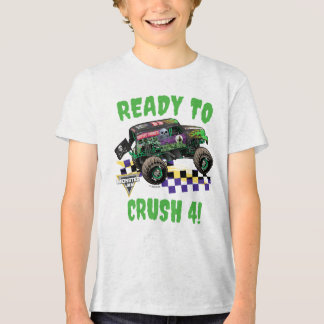 Monster Jam Grave Digger Ready to Crush Birthday トライブレンドＴシャツ