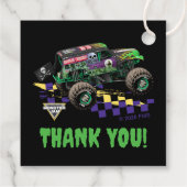 Monster Jam Grave Digger Thank You フェイバータグ (裏面)