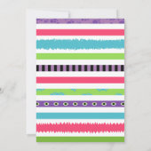 Monster Kids Colouring Card Party Favour Thank You サンキューカード (裏面)