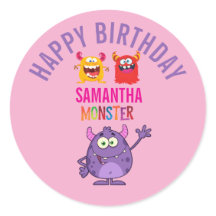 Monster kids Joy Pink Vilet Fun 