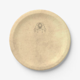 monster lion medieva ペーパープレート