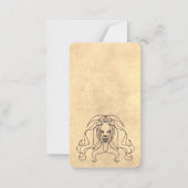 monster lion medieval ノートカード (正面)