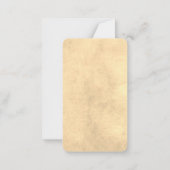 monster lion medieval ノートカード (裏面)