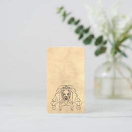 monster lion medieval ノートカード