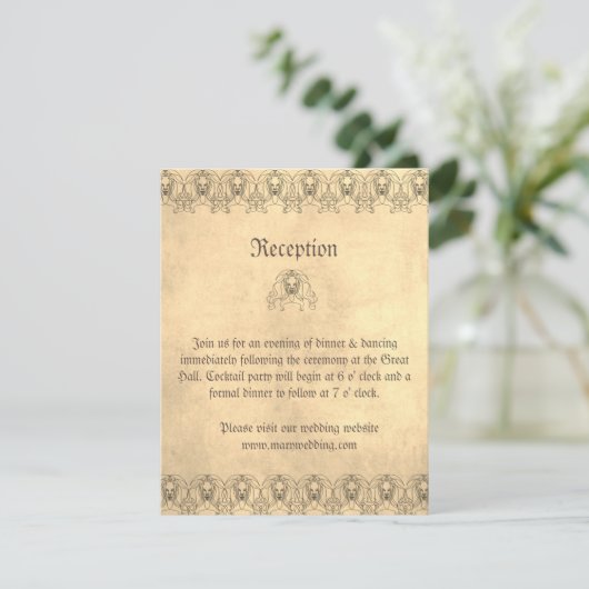 Monster lion medieval 招待状 (スタンド正面)