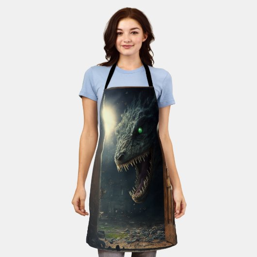 Monster lurk エプロン (着用した状態)