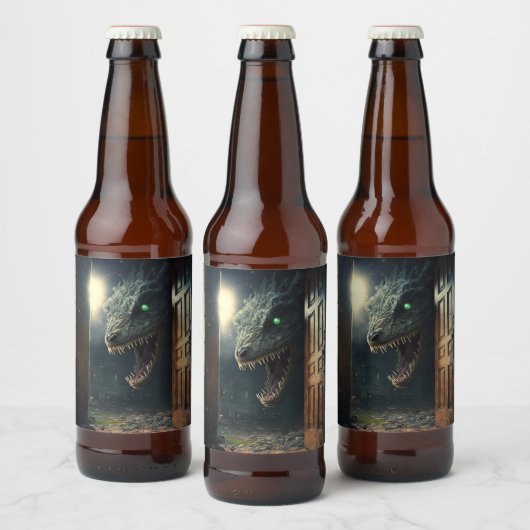 Monster lurk ビールラベル (ボトル)