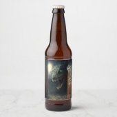 Monster lurk ビールラベル (正面)