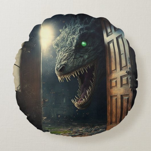 Monster lurk ラウンドクッション (正面)