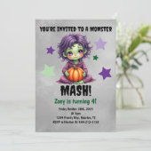 Monster Mash Birthday Party 招待状 (スタンド正面)
