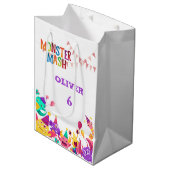 Monster Mash Gift Bag - Kids Party Favor ミディアムペーパーバッグ (正面アングル)