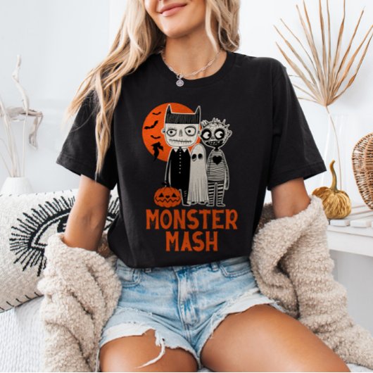 Monster Mash Halloween Creatures Spooky Cute  Tシャツ