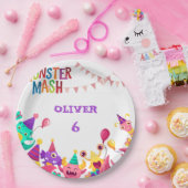 Monster Mash Paper Plates - Kids Birthday Party ペーパープレート (パーティー)