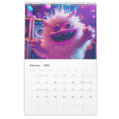Monster Men Habits – 2026 Calendar カレンダー (2月 2026)