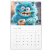 Monster Men Habits – 2026 Calendar カレンダー (1月 2026)