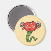 Monster mit rotem Kopf マグネット (正面/裏面)