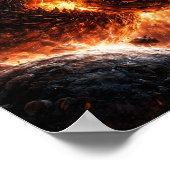 Monster Planets Crashing into Each Other ポスター (角)