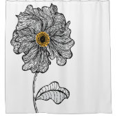 Monster Poppy シャワーカーテン (正面)