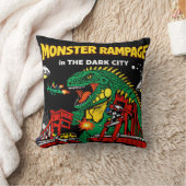 Monster Rampage in Dark City クッション (ブランケット)