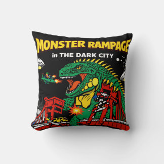 Monster Rampage in Dark City クッション