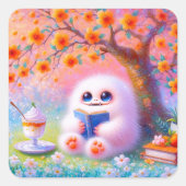 Monster Reader Stickers スクエアシール (正面)