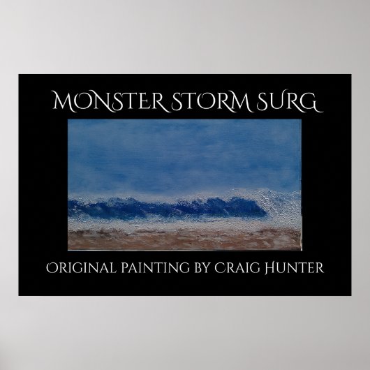 Monster storm surg ポスター (正面)