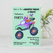 Monster Truck And Treats Halloween Party  招待状 (スタンド正面)
