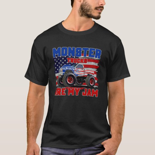 Monster Truck Are My Jam For Monster Truck  Men &  Tシャツ (正面)