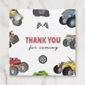Monster truck, boy any age birthday フェイバータグ (正面)