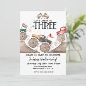 Monster Truck Can't catch me, I am three birthday  招待状 (スタンド正面)