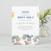 Monster Truck Dirty 3RD-Y 3rd Birthday Party 招待状 (スタンド正面)