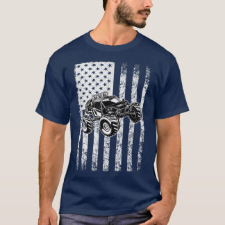 Monster truck flag - monster truck outfit  tシャツ