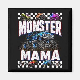 Monster Truck Mama Family Matching Monster Trucks マグネット