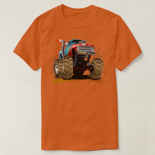 Monster Truck Monster Trucks Rule Monster Cars 2 Tシャツ (デザイン正面)