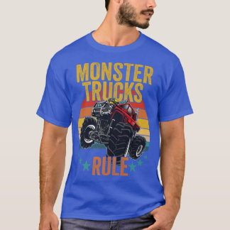 Monster Truck Monster Trucks Rule Tシャツ
