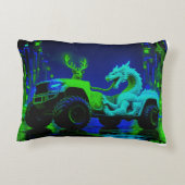 Monster truck pillow アクセントクッション (裏面)