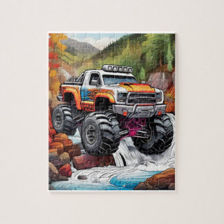 Monster Truck puzzle ジグソーパズル